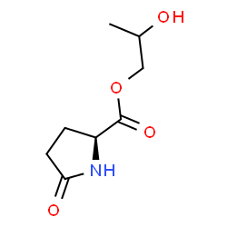2-Hydroxypropyl 5-oxo-L-prolinate结构式