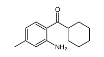 (2-amino-4-methylphenyl)(cyclohexyl)methanone Structure