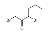 1,3-Dibromo-2-hexanone Structure