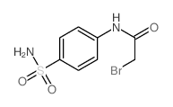 2-bromo-N-(4-sulfamoylphenyl)acetamide Structure