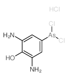 2,6-diamino-4-dichloroarsanyl-phenol structure