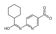 Cyclohexanecarboxamide, N-(5-nitro-2-pyridinyl)- (9CI) structure