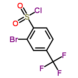 2-溴-4-(三氟甲基)苯磺酰氯结构式