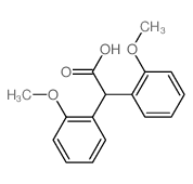 2,2-bis(2-methoxyphenyl)acetic acid structure