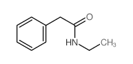 N-乙基-苯乙酰胺结构式