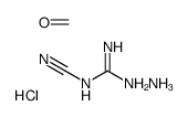 氰基胍与氯化铵和甲醛的聚合物结构式