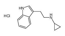cyclopropyl-[2-(1H-indol-3-yl)ethyl]azanium,chloride结构式