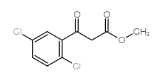 3-(2,5-二氯苯基)-3-氧代丙酸甲酯结构式