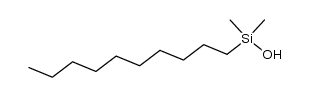 decyldimethylsilanol结构式