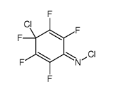 N,4-dichloro-2,3,4,5,6-pentafluorocyclohexa-2,5-dien-1-imine结构式
