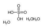 Sulfuric acid trihydrate结构式