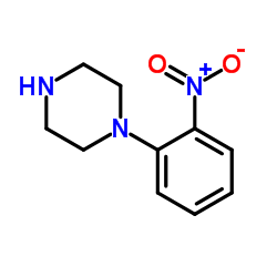 1-(2-硝基苯基)哌嗪结构式