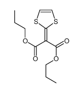 dipropyl 2-(1,3-dithiol-2-ylidene)propanedioate Structure