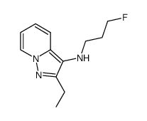 Pyrazolo[1,5-a]pyridin-3-amine, 2-ethyl-N-(3-fluoropropyl)- (9CI)结构式