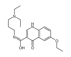 3-Quinolinecarboxamide,N-[3-(diethylamino)propyl]-6-ethoxy-4-hydroxy-(9CI)结构式