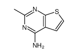 2-甲基噻吩并[2,3-d]嘧啶-4-胺结构式
