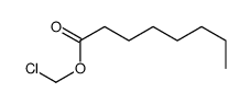 Octanoic acid, chloromethyl ester Structure
