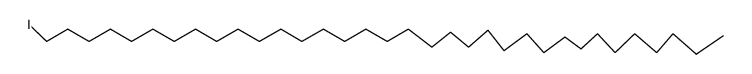 1-iodo-tetratriacontane Structure