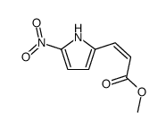 methyl 3-(5-nitro-1H-pyrrol-2-yl)prop-2-enoate Structure