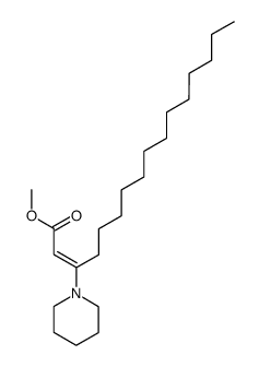 3-Piperidino-2-hexadecensaeure-methylester结构式