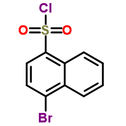 4-Bromo-1-naphthalenesulfonyl chloride structure