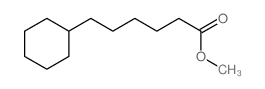 methyl 6-cyclohexylhexanoate结构式