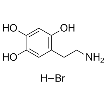 6-羟基多巴胺氢溴酸盐结构式