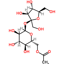 Sucrose-6-acetic ester structure