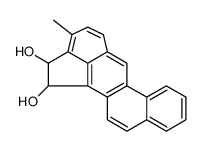 3-methyl-1,2-dihydrobenzo[j]aceanthrylene-1,2-diol结构式