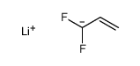 lithium,3,3-difluoroprop-1-ene结构式
