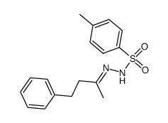 4-methyl-N'-(4-phenylbutan-2-ylidene)benzenesulfonohydrazide结构式
