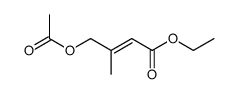 4-acetoxy-3-methyl-crotonic acid ethyl ester Structure
