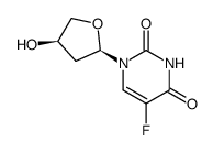 cis-1-[4-hydroxytetrahydro-2-furyl]-5-fluorouracil结构式