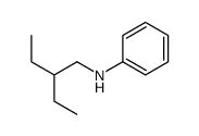 N-(2-ethylbutyl)aniline结构式
