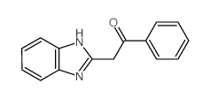 2-(1H-苯并咪唑-2-基)-1-苯基-乙酮结构式