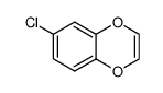 6-chloro-1,4-benzodioxin Structure
