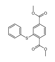 dimethyl 2-phenylsulfanylbenzene-1,4-dicarboxylate Structure