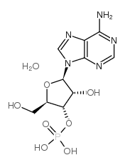 腺苷-3'-单磷酸水合物结构式