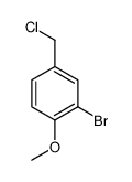2-Bromo-4-(chloromethyl)-1-methoxybenzene Structure