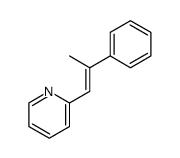 (E)-2-phenyl-1-(2-pyridyl)propene Structure