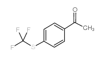 4-((Trifluoromethyl)thio)acetophenone Structure