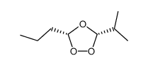 1,2,4-Trioxolane,3-(1-methylethyl)-5-propyl-,cis-(9CI) Structure