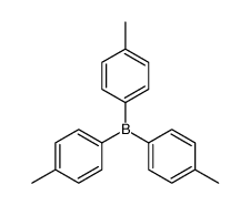 tris(4-methylphenyl)borane结构式