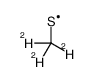 巯基甲烷-d3结构式