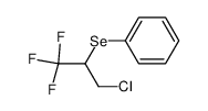 1-(trifluoromethyl)-2-chloroethyl phenyl selenide Structure