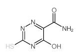 5-oxo-3-sulfanylidene-2H-1,2,4-triazine-6-carboxamide结构式
