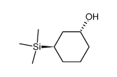 trans-3-(trimethylsilyl)cyclohexanol Structure