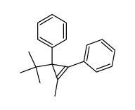 (1-(tert-butyl)-3-methylcycloprop-2-ene-1,2-diyl)dibenzene结构式