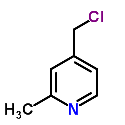 2-甲基-4-(氯甲基)吡啶结构式