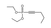 1-diethoxyphosphorylpent-1-yne结构式